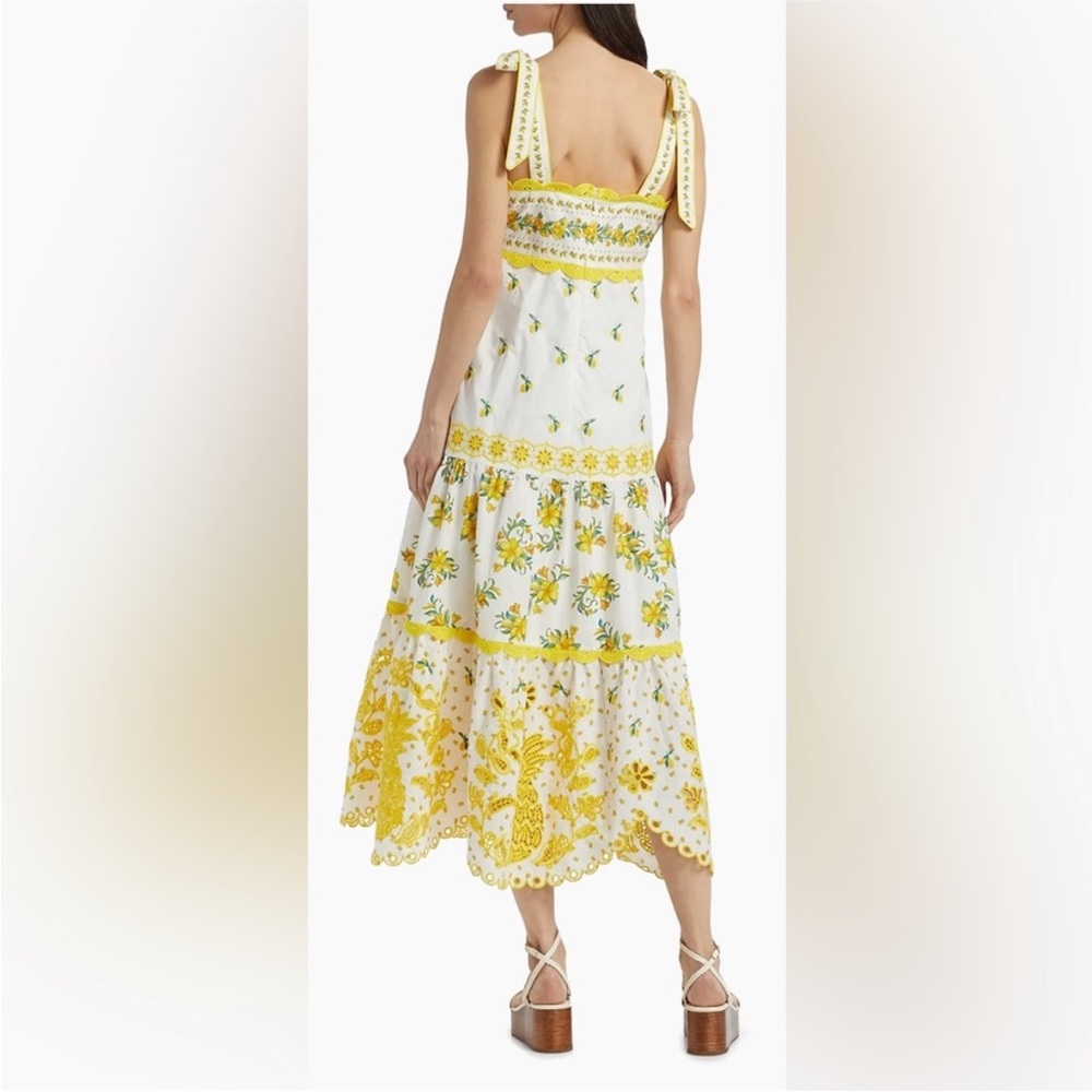 FARM Rio Sicily Richelieu Sleeveless Midi-Dress - Picture 5 of 14